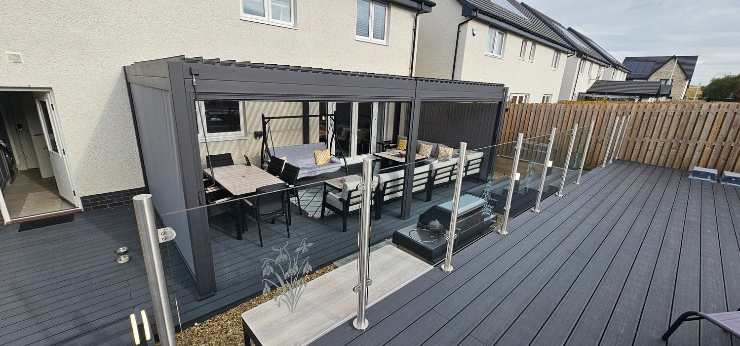 Nova Titan 7.2m x 3.6m Aluminium Pergola | Assembly Option