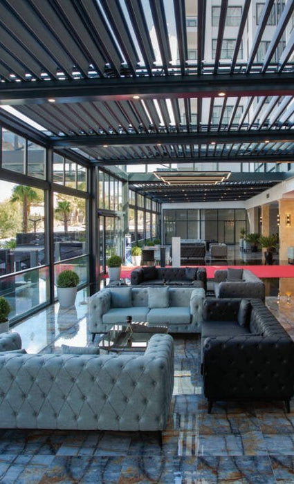 Matterhorn Rolling Roof Retractable Smart System Bioclimatic Pergola