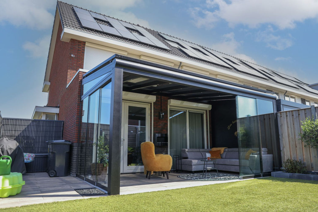 Cayman Aluminium Glass Sun Room Veranda Wall Mounted & Freestanding