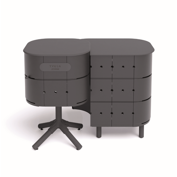 ALUVY JEAN Basalt Outdoor Storage Cabinet - Right - Anthracite