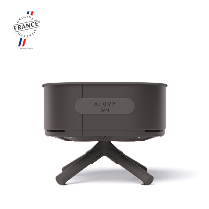 ALUVY SAM Basalt Low Brazier - Anthracite