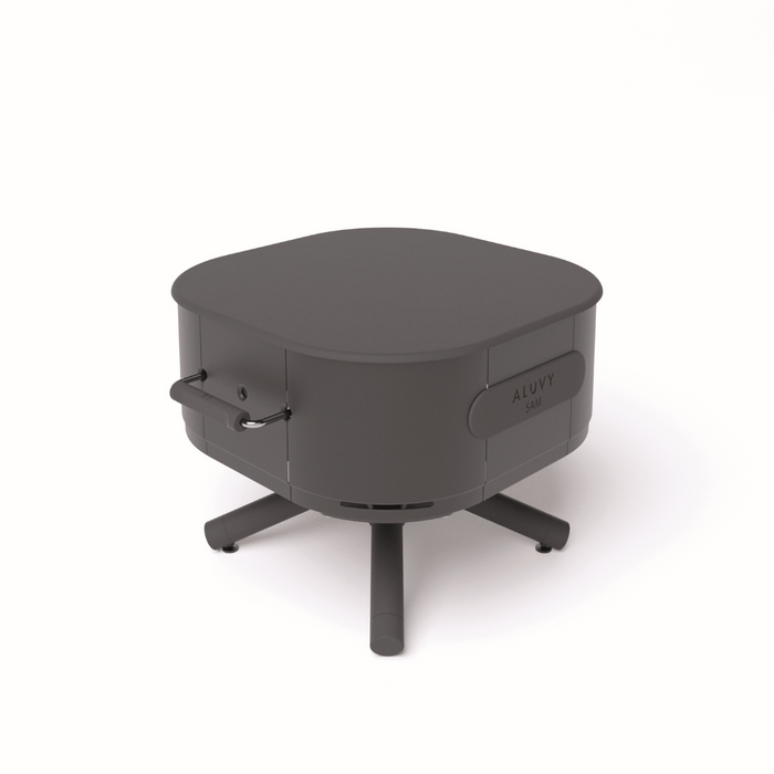 ALUVY SAM Basalt Low Brazier - Anthracite