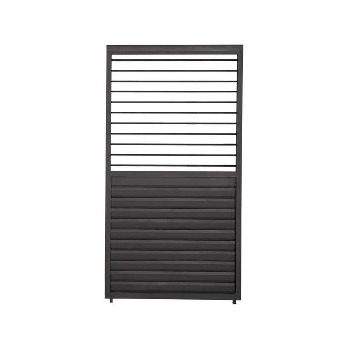 1.2m Aluminium Side Wall With Adjustable Louvres for 3.6 m Titan Pergola - Grey