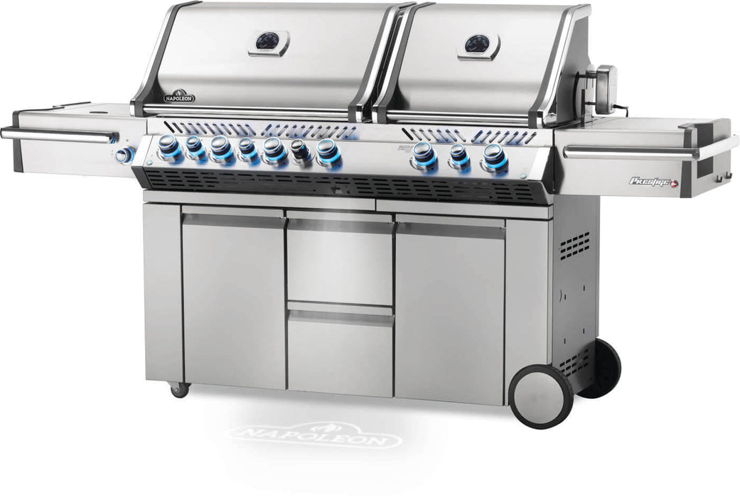 Napoleon Prestige® Pro 825 Rsbi With Power Side Burner, Infrared Rear & Bottom Burners