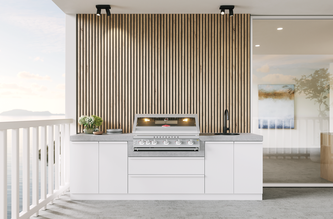 Beefeater 7000 Classic 5 Burner Built In BBQ+Outdoor Rangehood-BRC214SA+BBG7650SA