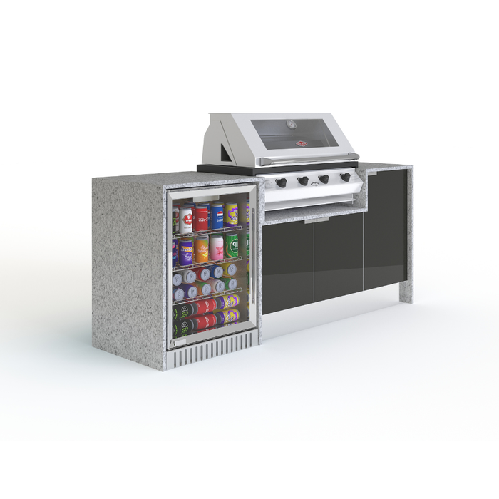 Grillhound Mini Outdoor Kitchen With Beefeater 1200 And Fridge - GB202