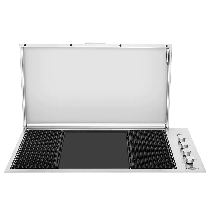 Beefeater Signature ProLine 6 Burner Built In BBQ+Outdoor Fridge-BSL158SA+BS28200