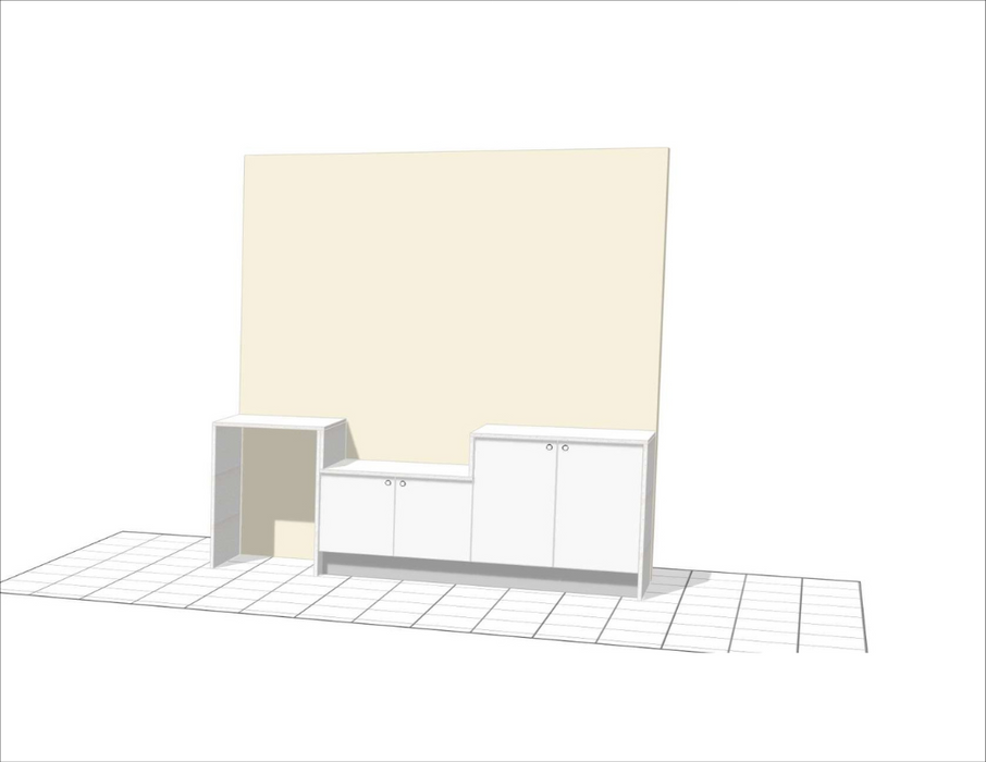 Grillhound Outdoor Kitchen Package With Beefeater 1200 And Single Fridge - GB244