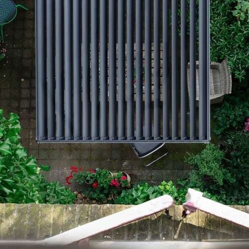Blakesleys Aluminium Pergola 4x3m Free Standing - Grey - Assembly Available