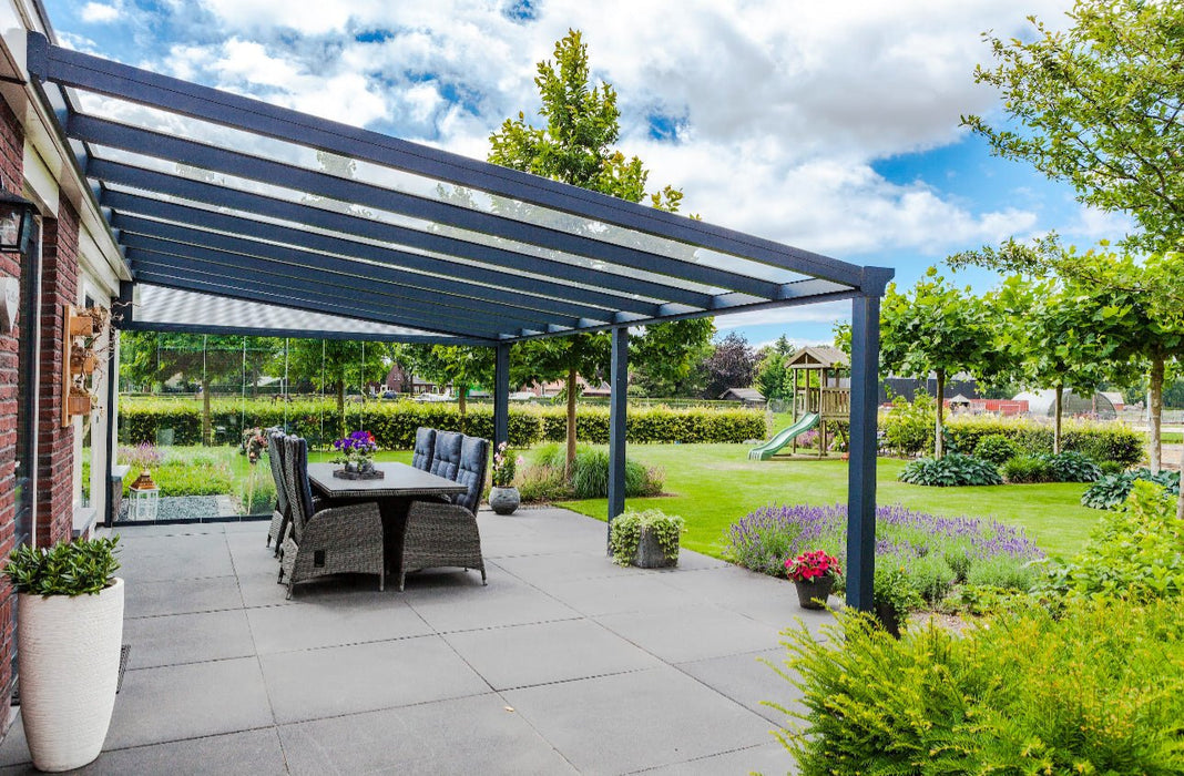 Skyline Aluminium Glass Sun Room Veranda Black