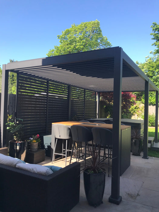 Nova Titan 5.3m x 3.6m Aluminium Pergola | Assembly Option