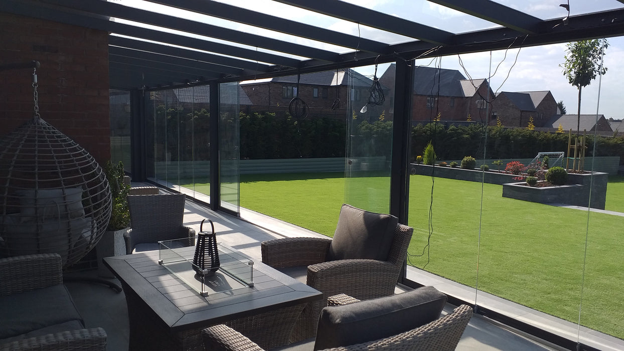 Proline  Aluminium Pergola Veranda Wall Mounted