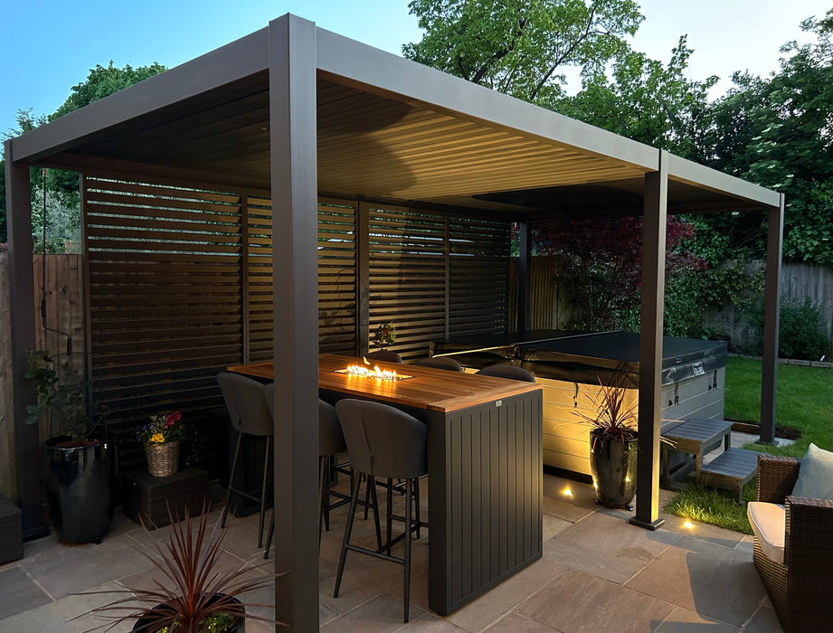 Nova Titan Aluminium Pergola New Model 6m x 3m | Assembly Option