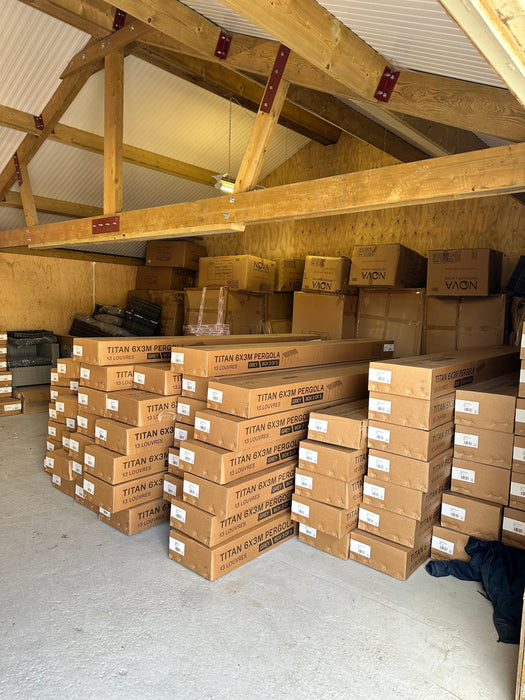 Nova Titan 8m x 3m Rectangular Aluminium Pergola New Model