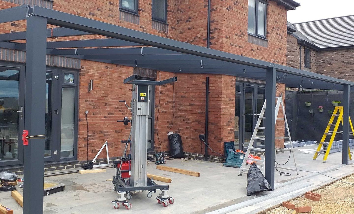 Proline Aluminium Pergola Veranda Wall Mounted Extension