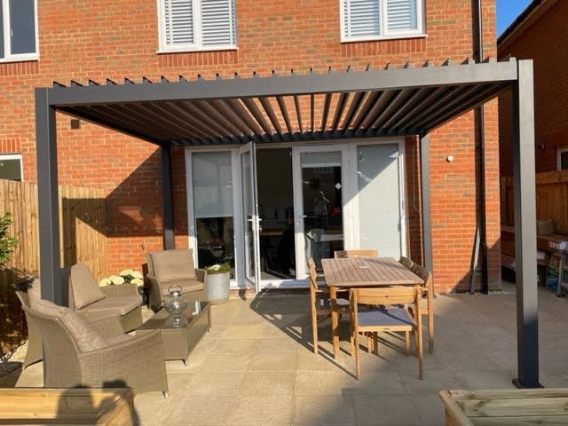 Nova Titan 4m x 3.6m Aluminium Pergola | New Model | Assembly Option