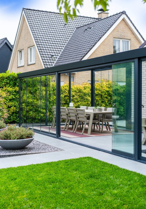 Skyline Aluminium Glass Sun Room Veranda Glass Doors