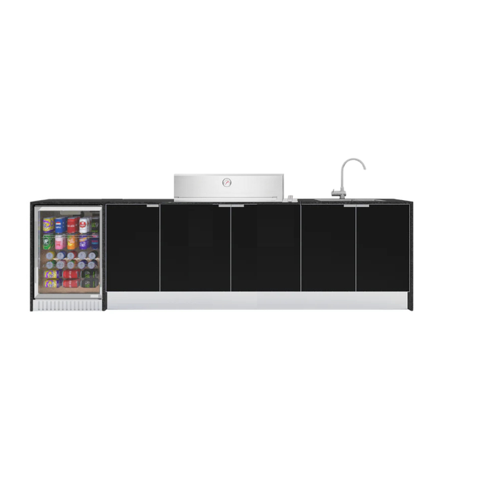 Grillhound Outdoor Kitchen With Beefeater Proline & Single Fridge - GBP308