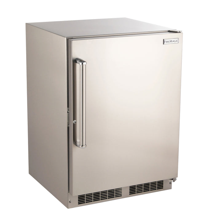 Fire Magic Outdoor Rated Refrigerator with Stainless Steel Door