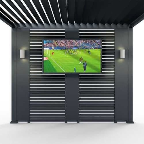 Nova Titan Aluminium Pergola Free Standing Anthracite Grey