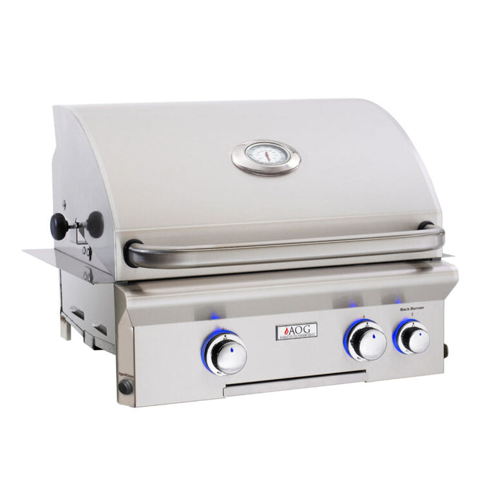 24NBL Built-In Gas Grill with 32,000 BTU Burners & 432 sq. in. Cooking Area