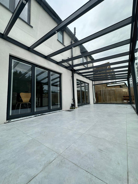 Skyline Aluminium Glass Sun Room Veranda Black