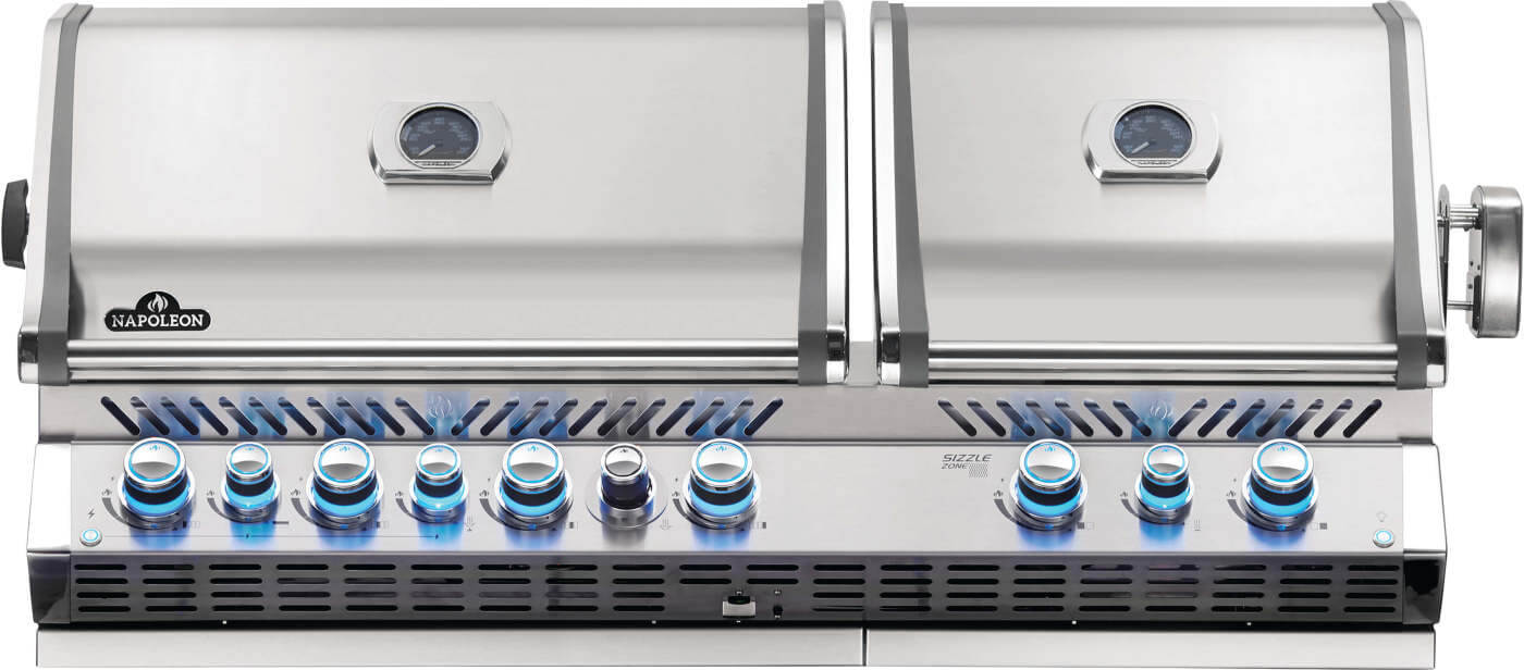 Built-in Prestige® PRO 825 RBI with Infrared Bottom and Rear Burners