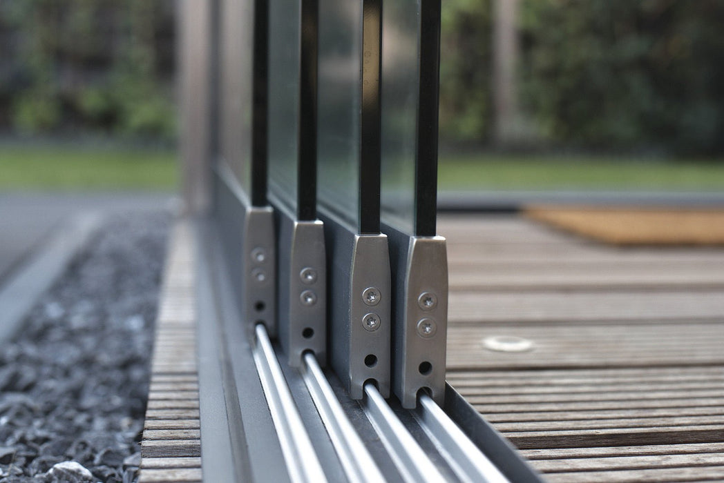 SkyView Pro Aluminium Glass Room Veranda Glass Roof Glass Sliding Doors