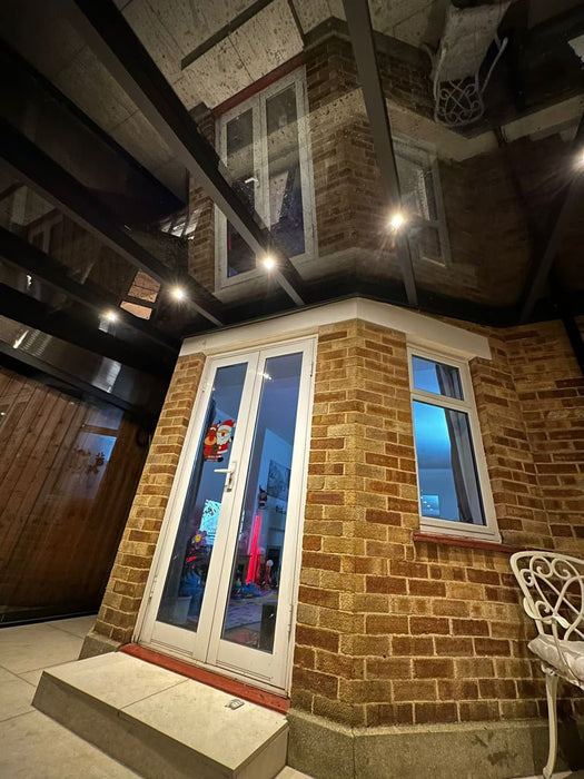 Skyline Aluminium Glass Sun Room Veranda Black