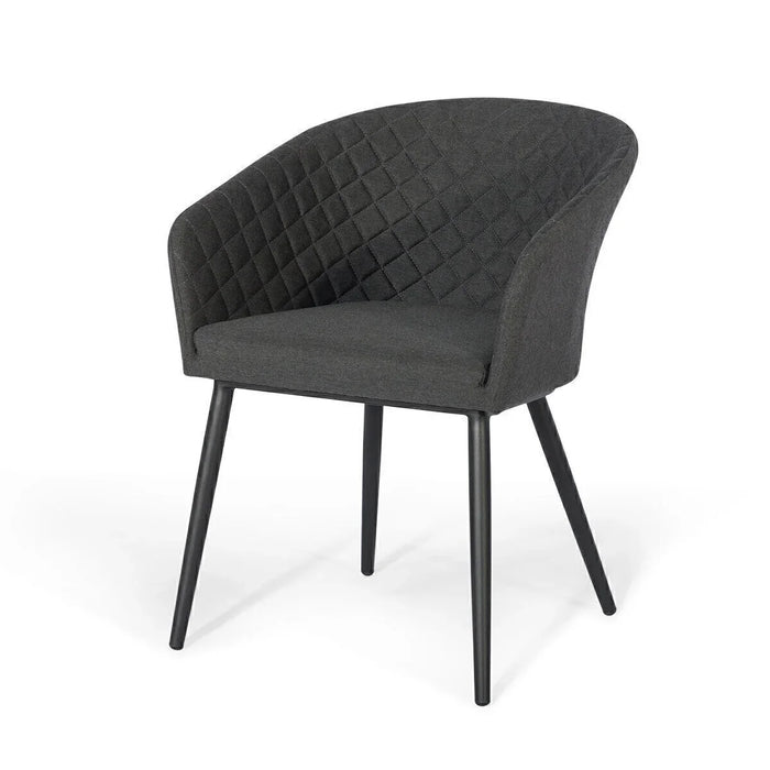 Maze - Outdoor Fabric Ambition 8 Seat Oval Dining Set - Charcoal