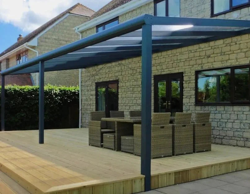 SkyView Pro Aluminium Glass Room Veranda Glass Roof Glass Sliding Doors