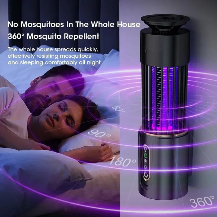 Rechargeable Mosquito Zapper Lamp for Patio, Bedroom & Camping