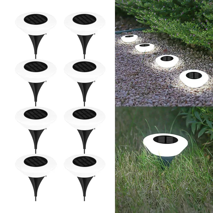 Waterproof Solar Ground Lights 14 LED for Garden, Pathway & Yard