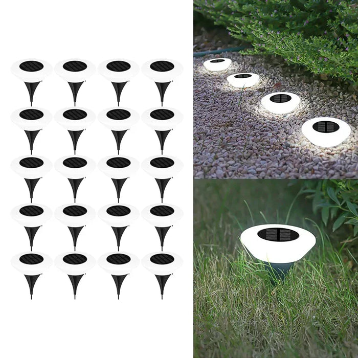 Waterproof Solar Ground Lights 14 LED for Garden, Pathway & Yard