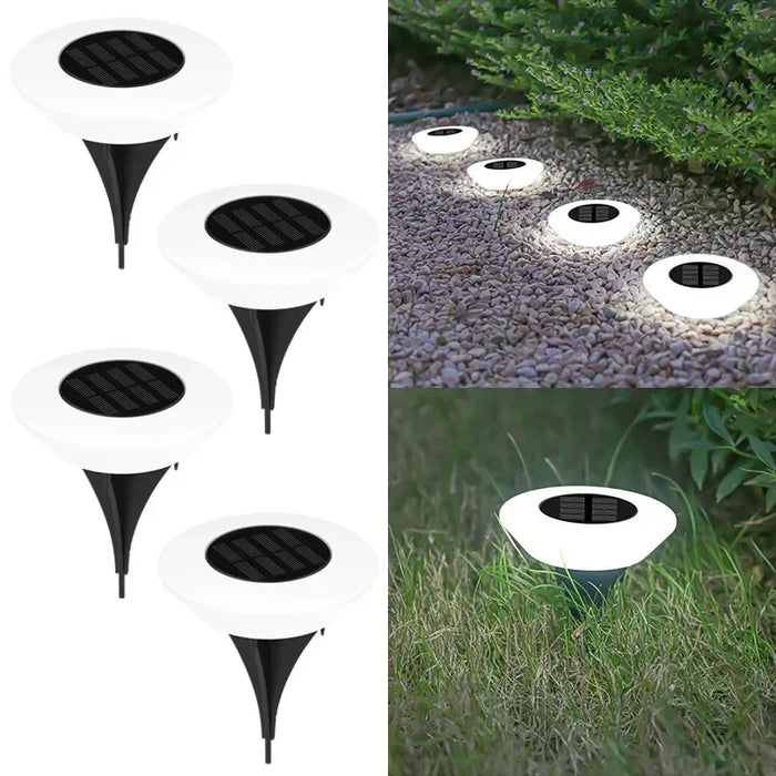 Waterproof Solar Ground Lights 14 LED for Garden, Pathway & Yard