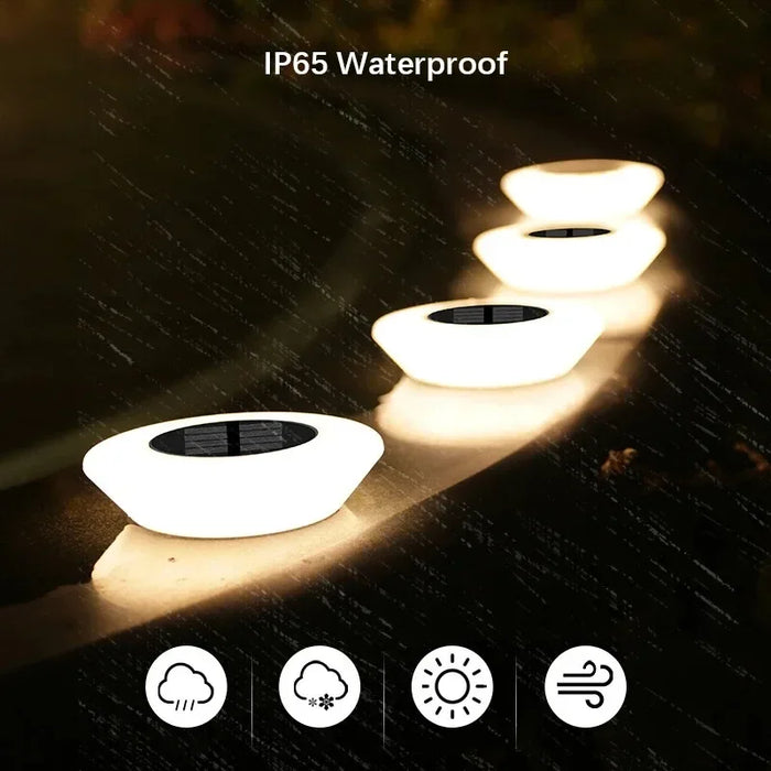 Waterproof Solar Ground Lights 14 LED for Garden, Pathway & Yard