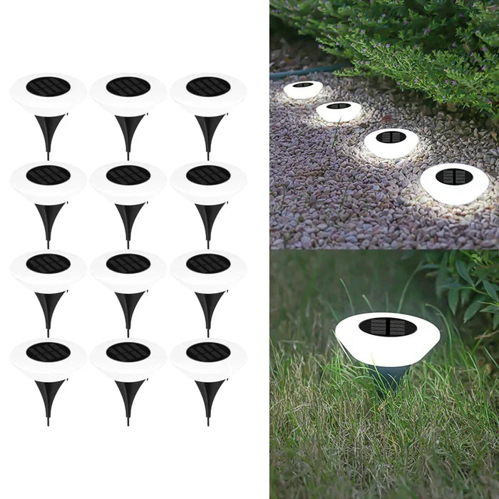 Waterproof Solar Ground Lights 14 LED for Garden, Pathway & Yard