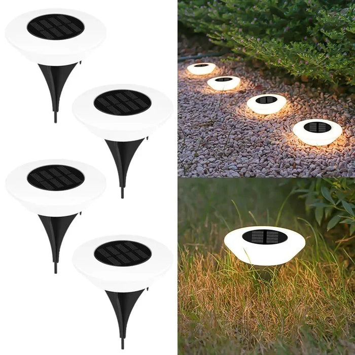 Waterproof Solar Ground Lights 14 LED for Garden, Pathway & Yard