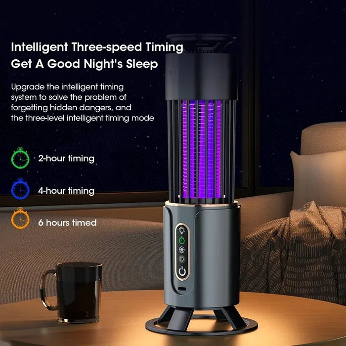 Rechargeable Mosquito Zapper Lamp for Patio, Bedroom & Camping