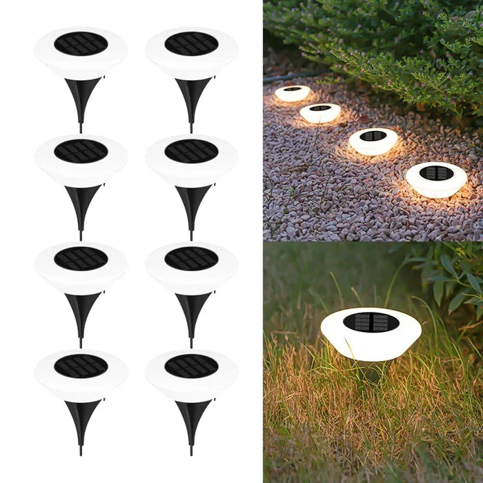 Waterproof Solar Ground Lights 14 LED for Garden, Pathway & Yard
