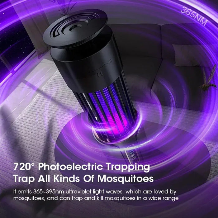 Rechargeable Mosquito Zapper Lamp for Patio, Bedroom & Camping