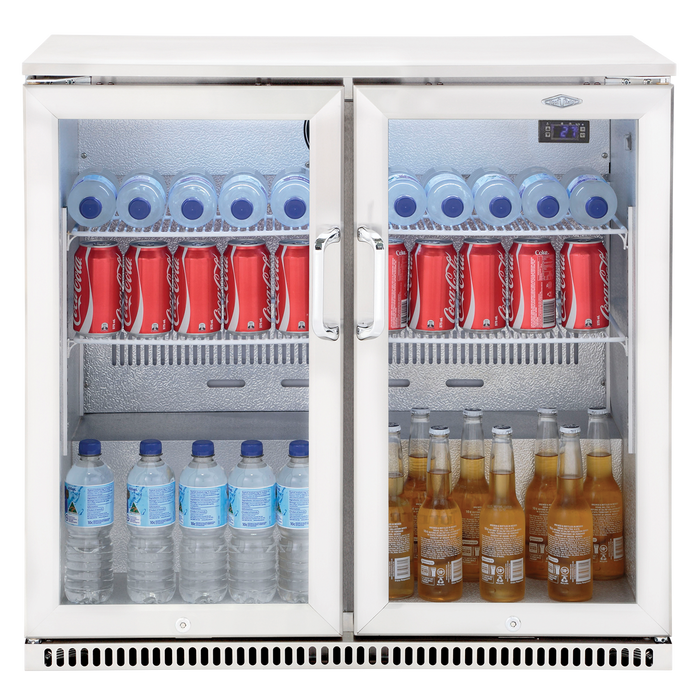 Beefeater Signature ProLine 6 Burner Built In BBQ+Outdoor Fridge-BSL158SA+BS28200