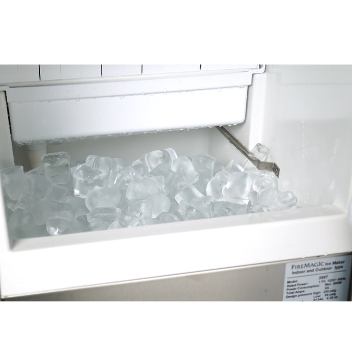 Fire Magic Outdoor Ice Maker with Reversible Door Hinge