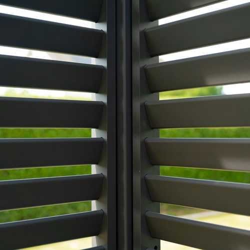 Nova Titan Aluminium Pergola Free Standing Anthracite Grey