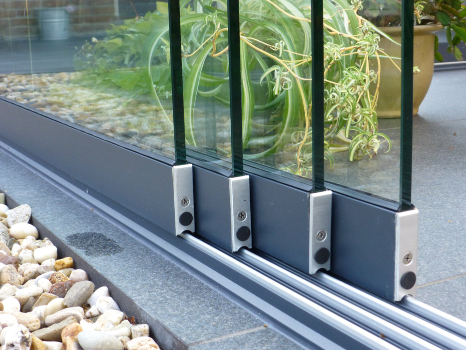Skyline Aluminium Glass Sun Room Veranda Black
