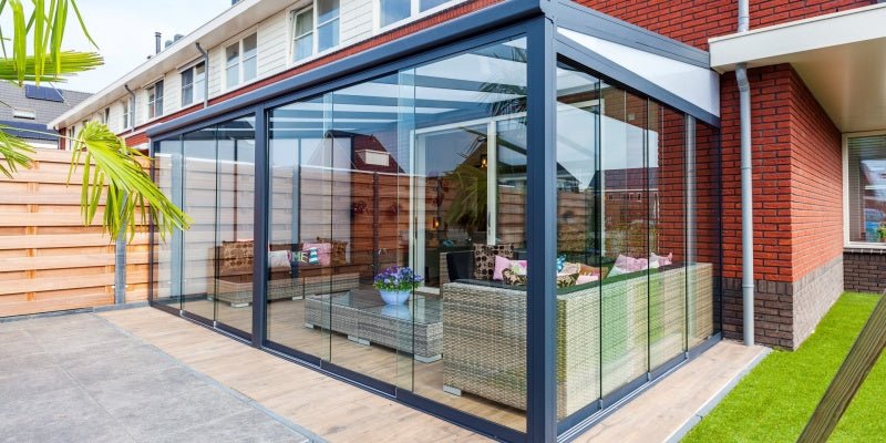 Glass side wall 4.5m Sliding Doors