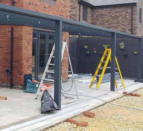 Proline Aluminium Pergola Veranda Wall Mounted Extension