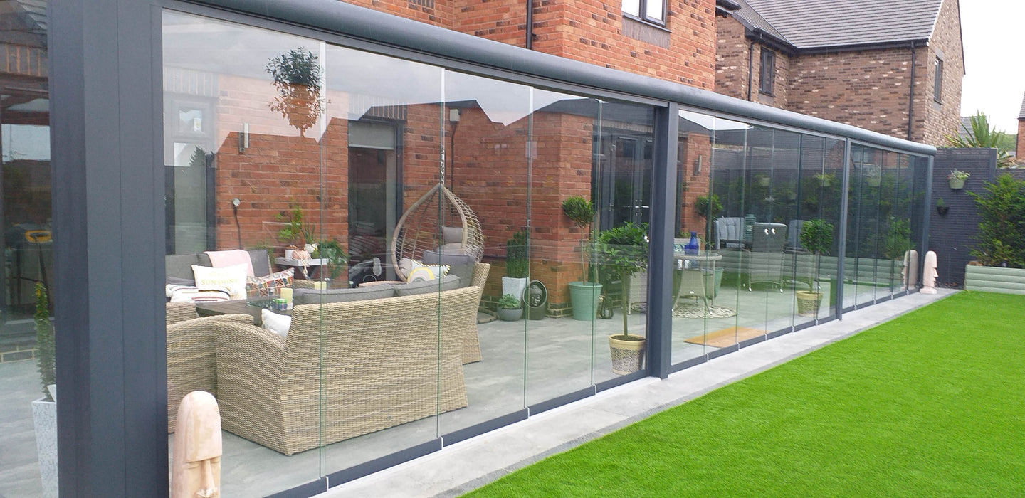 Proline Aluminium Pergola Veranda Wall Mounted Extension