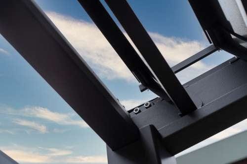 Nova Titan Aluminium Pergola 4m x 3m  optional Glass Sliding Doors - Grey