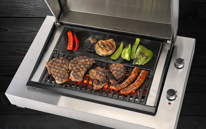Crossray Mini Outdoor Kitchen with Electric BBQ with fridge - TCE15F-MK1